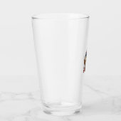 Patriottische Uil Vintage Gravure Grafisch_1 Glas (Rechts)