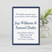 Patriottische uitnodiging tot het uitzenden van ro (Staand voorkant)