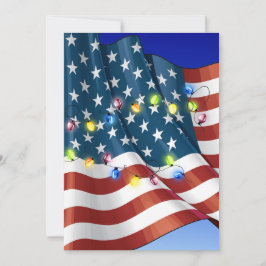 patriottische uitnodiging voor een vakantie