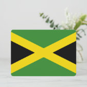 Patriottische uitnodigingen met de Jamaicaanse vla (Staand voorkant)