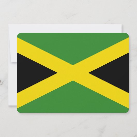 Patriottische uitnodigingen met de Jamaicaanse vla (Voorkant)