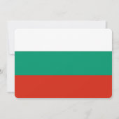 Patriottische uitnodigingen met de vlag van Bulgar (Achterkant)