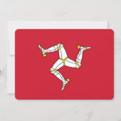 Patriottische uitnodigingen met de vlag van het ei (Voorkant)