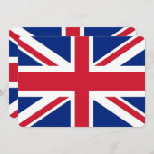 Patriottische uitnodigingen met de vlag van het Ve (Voorkant / Achterkant)