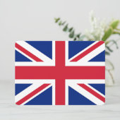 Patriottische uitnodigingen met de vlag van het Ve (Staand voorkant)