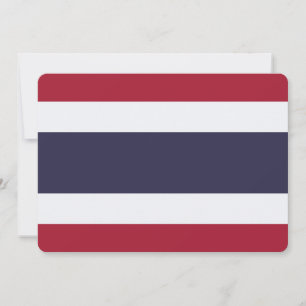 Patriottische uitnodigingen met de vlag van Thaila
