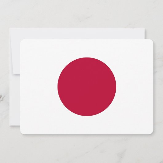 Patriottische uitnodigingen met Japan Flag (Voorkant)