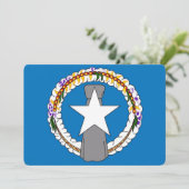 Patriottische uitnodigingen met Noordelijke Marian (Staand voorkant)