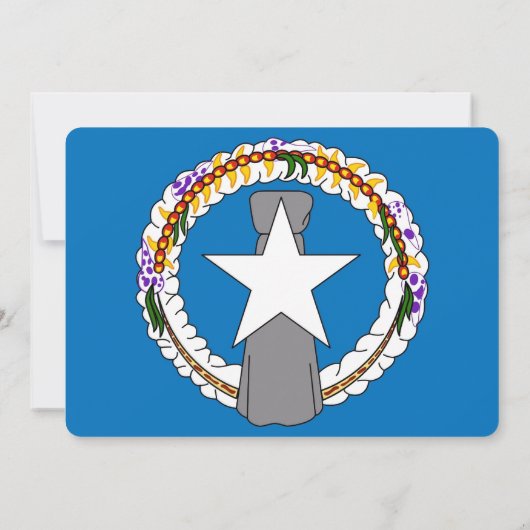 Patriottische uitnodigingen met Noordelijke Marian (Achterkant)