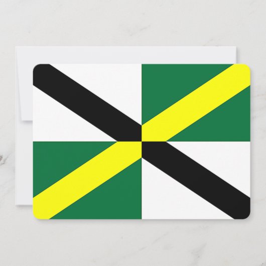 Patriottische uitnodigingen met vlag van Monterey (Voorkant)