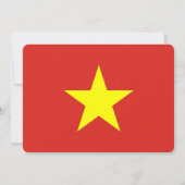 Patriottische uitnodigingen voor de Vietnamese vla (Achterkant)