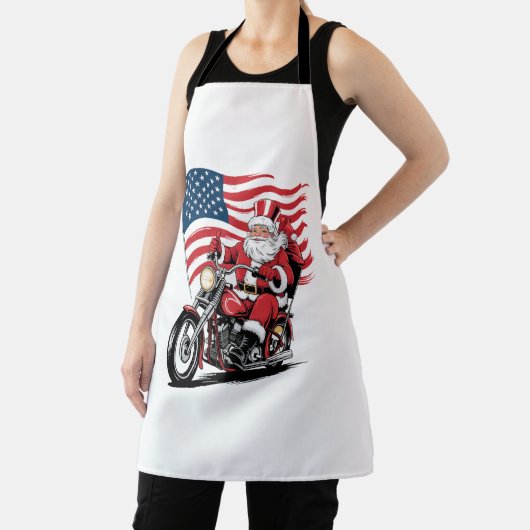 Patriottische Uncle Sam Motorcycle Schort (Insitu)