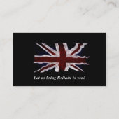 Patriottische Union Jack Britse Union Flag Visitek Visitekaartje (Achterkant)