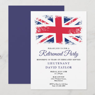 Patriottische Union Jack Britse Vlag Pensioenfeest Kaart