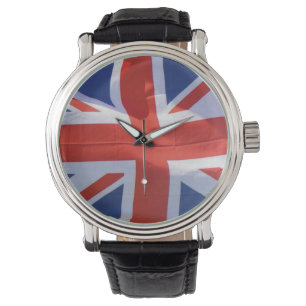 Patriottische Union Jack, de vlag van Groot-Britta Horloge