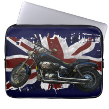 Patriottische Union Jack UK Union Vlag & Motorfiet