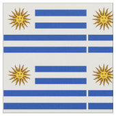 Patriottische Uruguay-vlag Stof (Close Up)