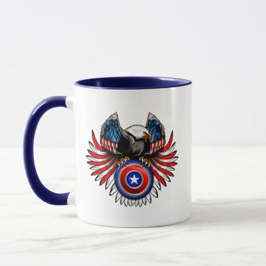 Patriottische USA Adelaar Mok (Links)