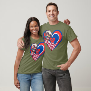 patriottische USA-adelaar T-shirt