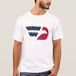 Patriottische USA Adelaar Vleugel T-shirt