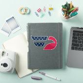 Patriottische USA Adelaarsvleugel Sticker (iPad Cover)