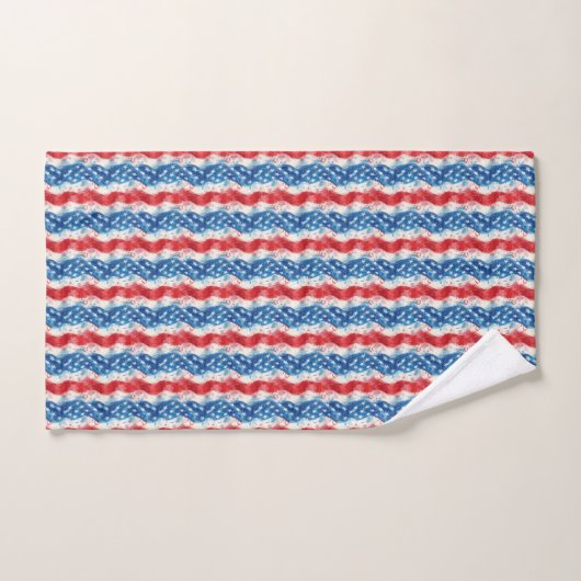 Patriottische USA Badhanddoek Set Bad Handdoek (Handdoek)