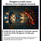 Patriottische USA Cat, Top Hat, Bow Stropdas CS2 D Tissuepapier