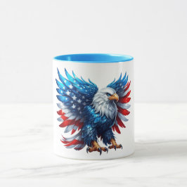 Patriottische USA Eagle Design Mok – Vet en Trots"