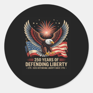 Patriottische Usa Leger Amerikaanse Militaire Para Ronde Sticker