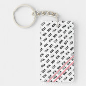 Patriottische USA Patroon Olympisch Team Sport Leu Sleutelhanger (Voorkant)