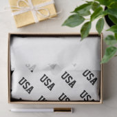 Patriottische USA Patroon Twee Tone Olympische Spo Tissuepapier (Geschenk)
