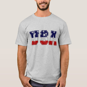 Patriottische USA Stars and Stripes T-shirt