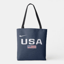 Patriottische USA-tas – Tweezijdige Amerikaanse vl Tote Bag
