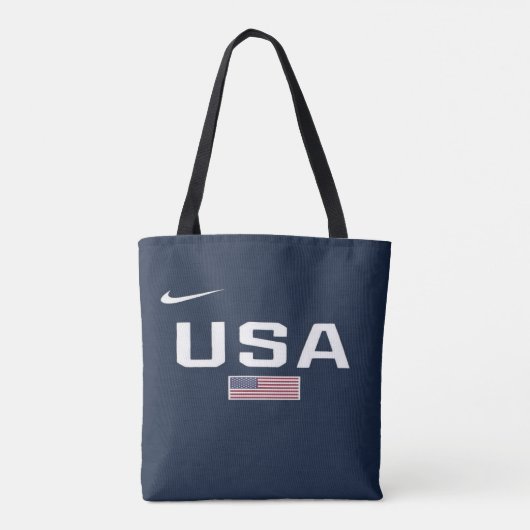 Patriottische USA-tas – Tweezijdige Amerikaanse vl Tote Bag (Achterkant)
