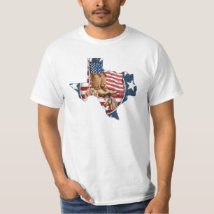 Patriottische USA Texas T-shirt
