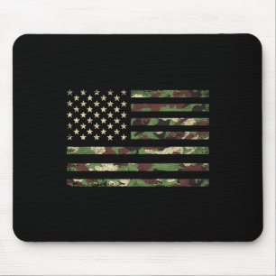Patriottische Usa-vlag 4 juli Camo Amerikaanse vla Muismat