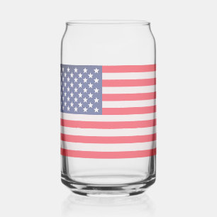 Patriottische USA Vlag Kan Glas – Amerikaanse Trot