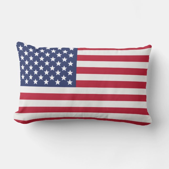 Patriottische USA Vlag Kussen – Amerikaanse Trots (Voorkant)
