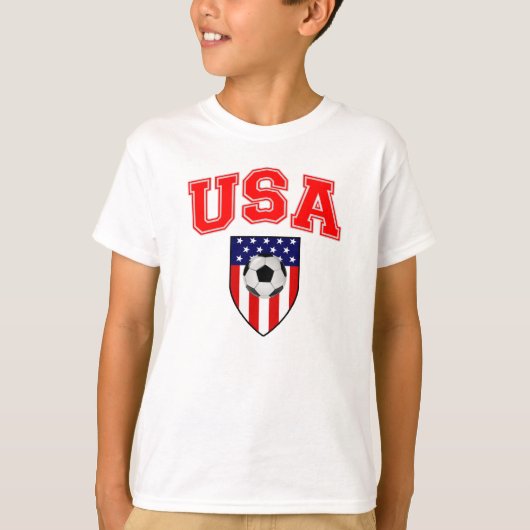 Patriottische USA Voetbal T-shirt (Voorkant)