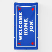 Patriottische USA Welkom Home Banner (Verticaal)