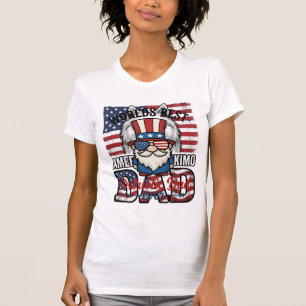 Patriottische vader kabouter vintage vector shirt