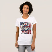 Patriottische vader kabouter vintage vector shirt  (Voorkant volledig)