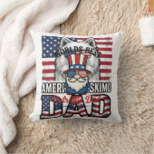 Patriottische vader kabouter vintage vector shirt  kussen (Deken)