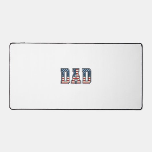 Patriottische Vader Vlag Lettering Vector Ontwerp_ Bureaumat (Voorkant)