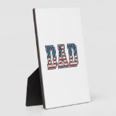 Patriottische Vader Vlag Lettering Vector Ontwerp_ Fotoplaat (Zijkant)