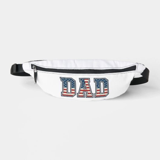Patriottische Vader Vlag Lettering Vector Ontwerp_ Heuptasje (Voorkant)