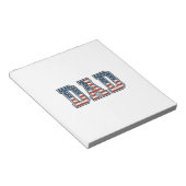Patriottische Vader Vlag Lettering Vector Ontwerp_ Notitieblok (Schuin)