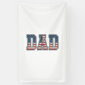 Patriottische Vader Vlag Lettering Vector Ontwerp_ Spandoek (Verticaal)