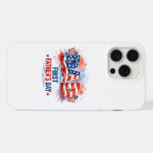 Patriottische Vaderdag iPhone Hoesje (Achterkant horizontaal)
