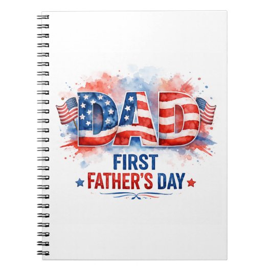 Patriottische Vaderdag Notitieboek (Voorkant)